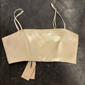 Cinq à Sept Nikki top in gardenia size small NWT